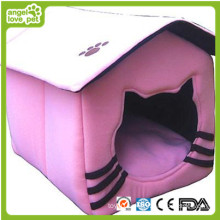 New Design Tent Shape Plush Dog House (HN-pH343)